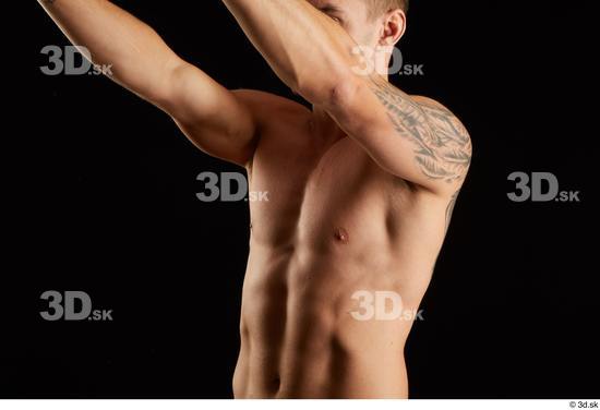 Man White Athletic Male Studio Poses