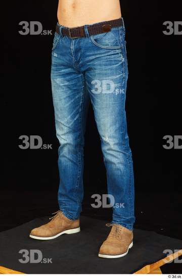 Leg Man White Shoes Jeans Slim Studio photo references