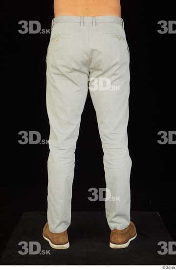 Leg Man White Shoes Trousers Slim Studio photo references