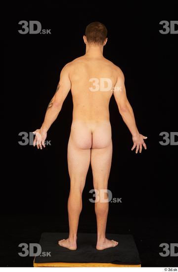 Whole Body Man White Nude Slim Standing Studio photo references