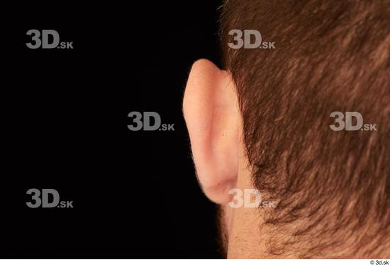 Ear Man White Slim Studio photo references