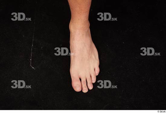 Foot Man White Nude Slim Studio photo references