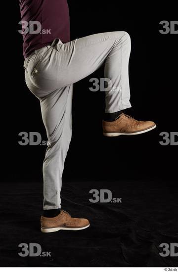 Leg Man White Shoes Trousers Slim Studio photo references