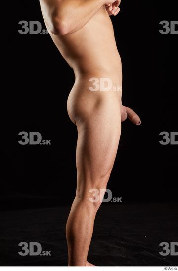Hips Man White Nude Slim Studio photo references