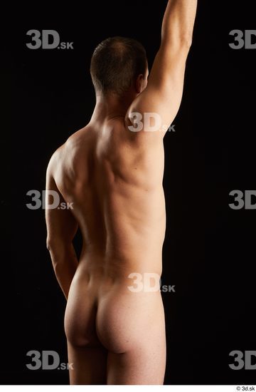 Arm Man White Nude Slim Studio photo references