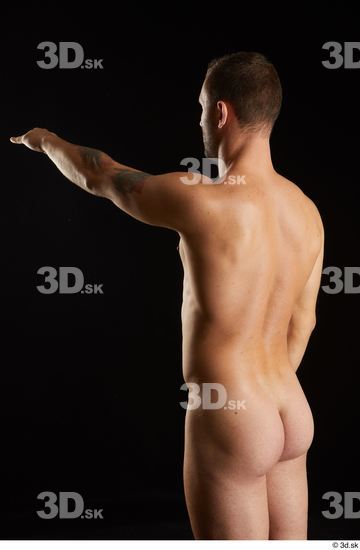 Arm Man White Nude Slim Studio photo references