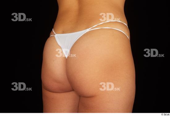 Hips Woman White Underwear Average Panties Studio photo references