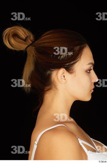 Head Woman White Average Studio photo references