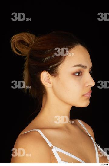 Head Woman White Average Studio photo references