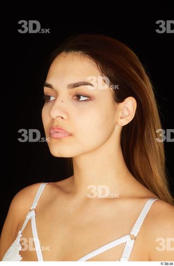 Head Hair Woman White Average Studio photo references