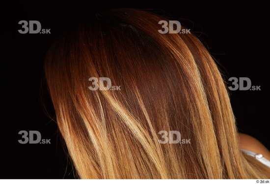 Hair Woman White Average Studio photo references