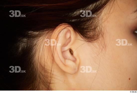 Ear Woman White Average Studio photo references