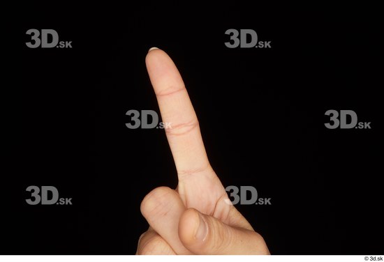 Fingers Woman White Average Studio photo references