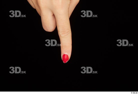 Fingers Woman White Average Studio photo references