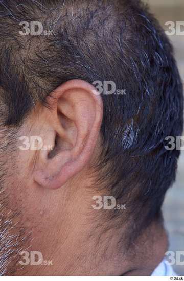 Ear Man White Sports Chubby Street photo references