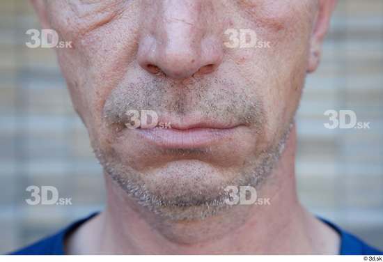 Mouth Man White Scar Casual Slim Street photo references