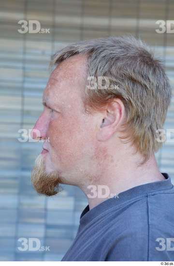 Head Hair Man White Casual Chubby Bearded Street photo references