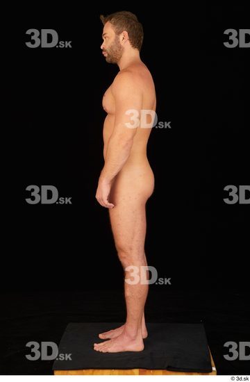 Man White Muscular Male Studio Poses