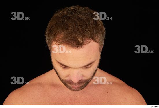 Man White Muscular Male Studio Poses