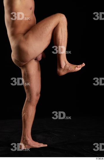 Man White Muscular Male Studio Poses