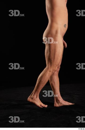 Man White Muscular Male Studio Poses