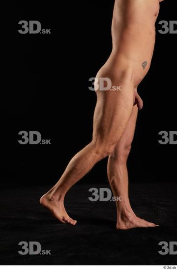 Man White Muscular Male Studio Poses