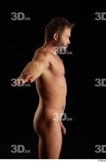 Upper Body Man Muscular Studio photo references