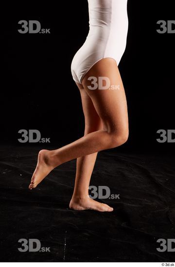 Calf Woman White Underwear Average Studio photo references