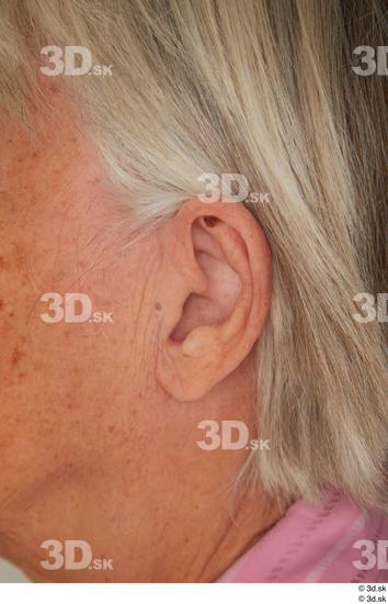 Ear Woman White Casual Average Street photo references