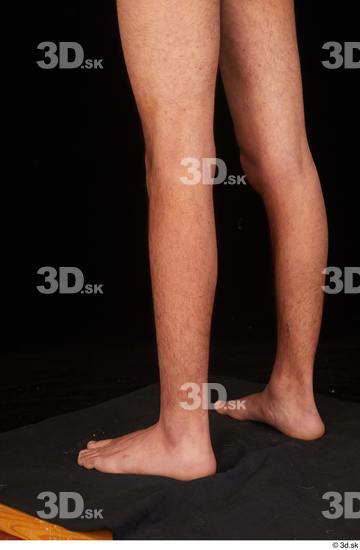 Calf Man White Nude Slim Studio photo references