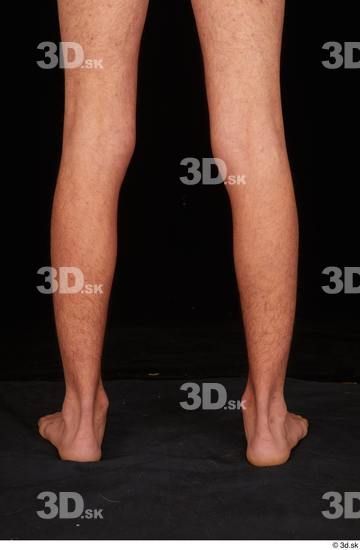 Calf Man White Nude Slim Studio photo references