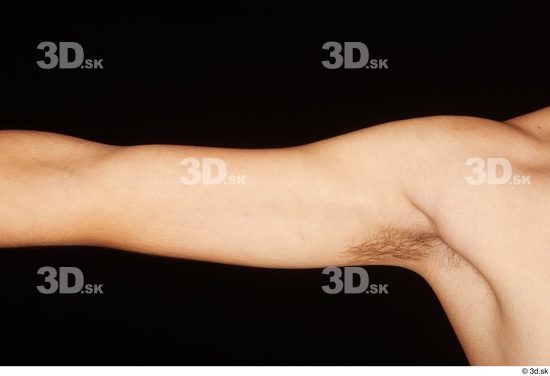 Arm Man White Nude Slim Studio photo references