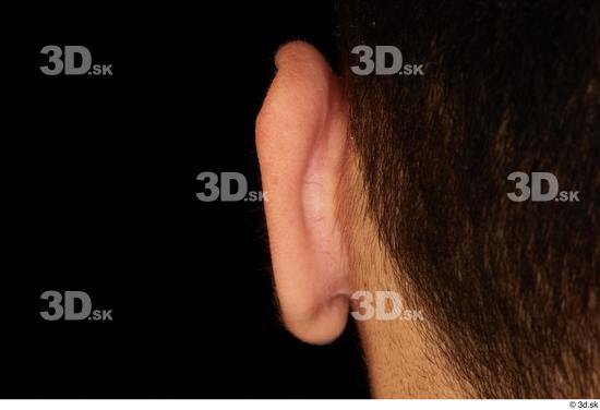 Ear Man White Slim Studio photo references