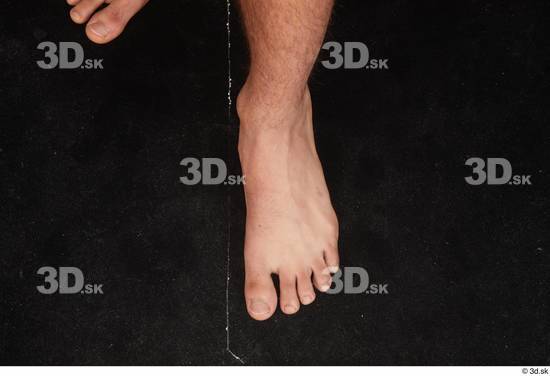 Foot Man White Nude Slim Studio photo references