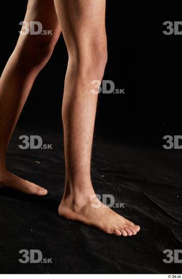 Calf Man White Nude Studio photo references