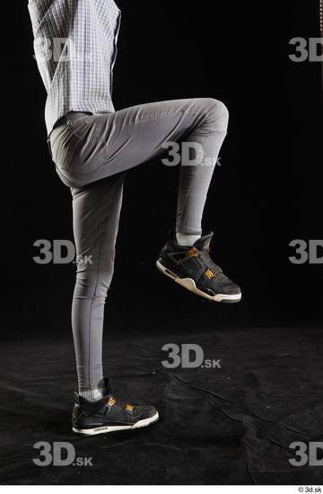 Leg Man White Casual Shoes Jeans Studio photo references