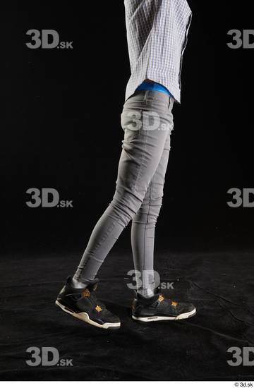 Leg Man White Casual Shoes Jeans Studio photo references