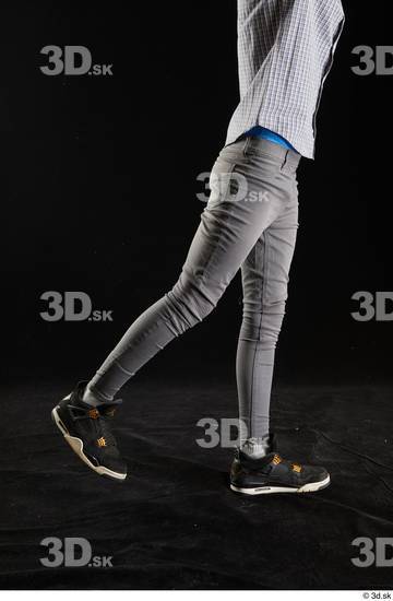 Leg Man White Casual Shoes Jeans Studio photo references