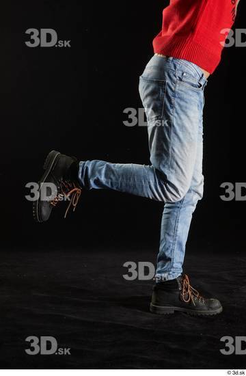 Man White Athletic Male Studio Poses