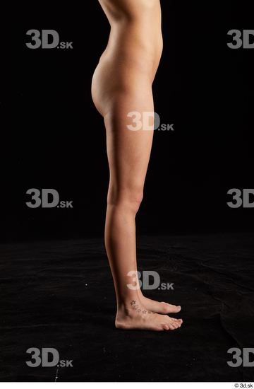 Katy Rose  flexing leg nude side view  jpg