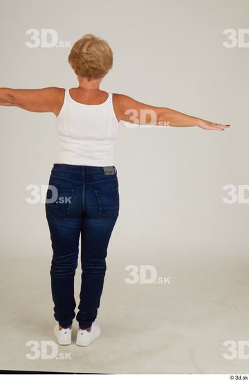Whole Body Woman T poses White Casual Average Standing Street photo references