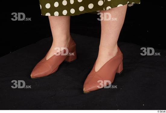 Foot Woman White Shoes Average Studio photo references