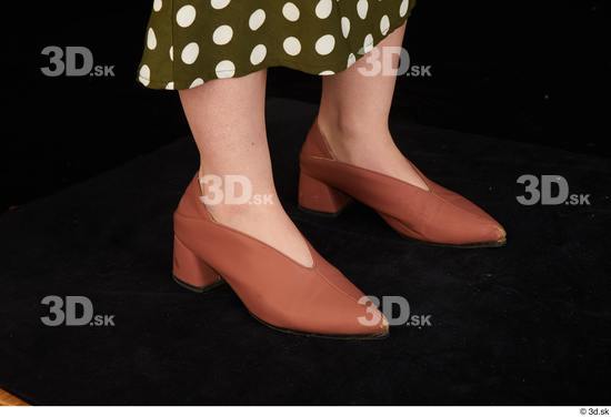 Foot Woman White Shoes Average Studio photo references