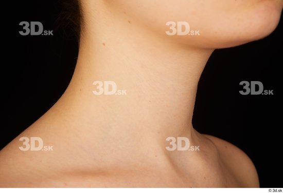 Neck Woman White Nude Average Studio photo references