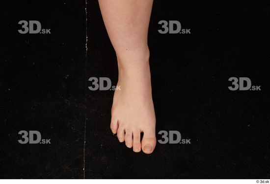 Foot Woman White Nude Average Studio photo references