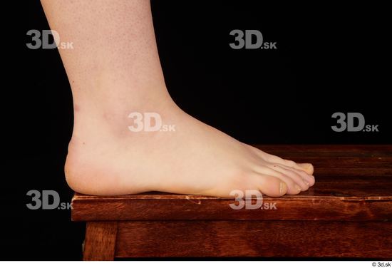 Foot Woman White Nude Average Studio photo references