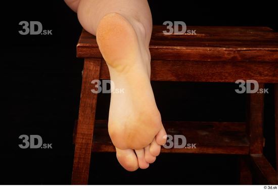 Foot Woman White Nude Average Studio photo references