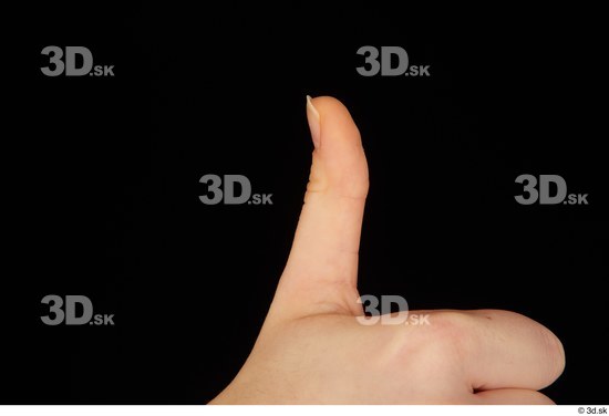 Fingers Woman White Average Studio photo references