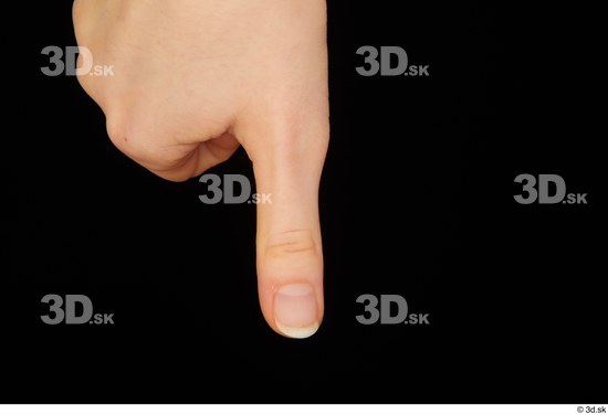 Fingers Woman White Average Studio photo references