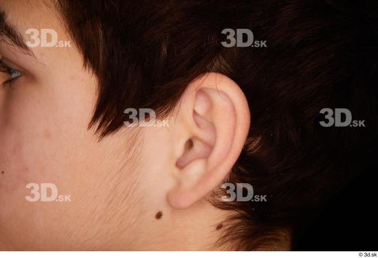 Ear Man White Slim Studio photo references